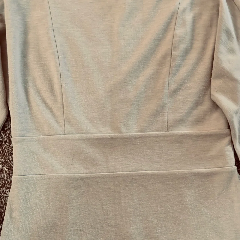 Ann Taylor Long Sleeve Sheath Dress in Light Beige - Picture 6 of 7